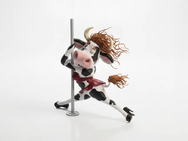 Dancing Cow Figurine Character 3D Printable