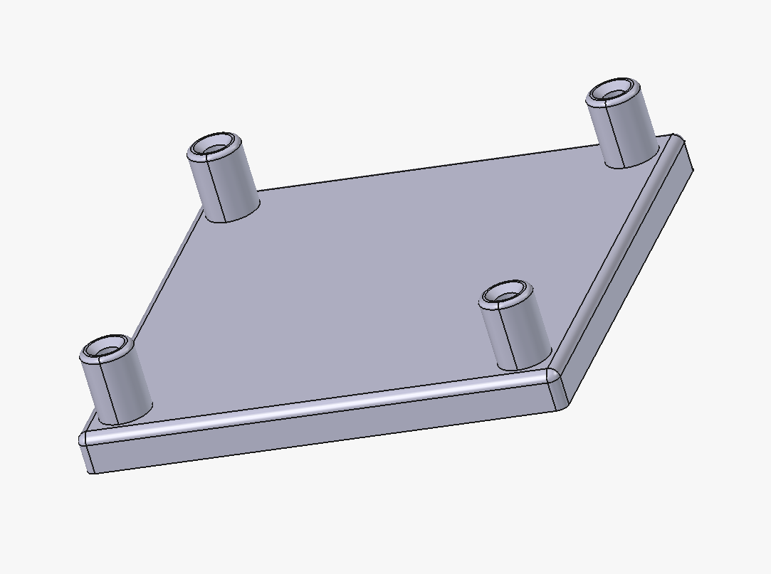 CPU cover for LGA2011 3D model