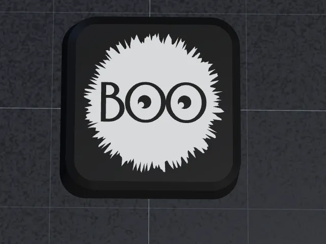 BOO Ghost Keycap – Halloween MX Switch Accent