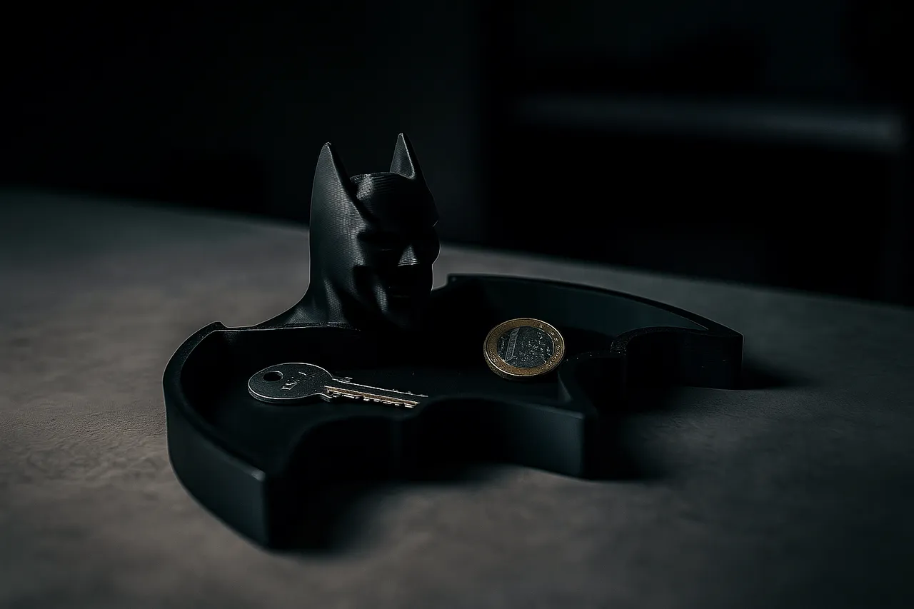 Batman Catchall Tray - Desk Organizer Dark Knight - Bowl by Botany