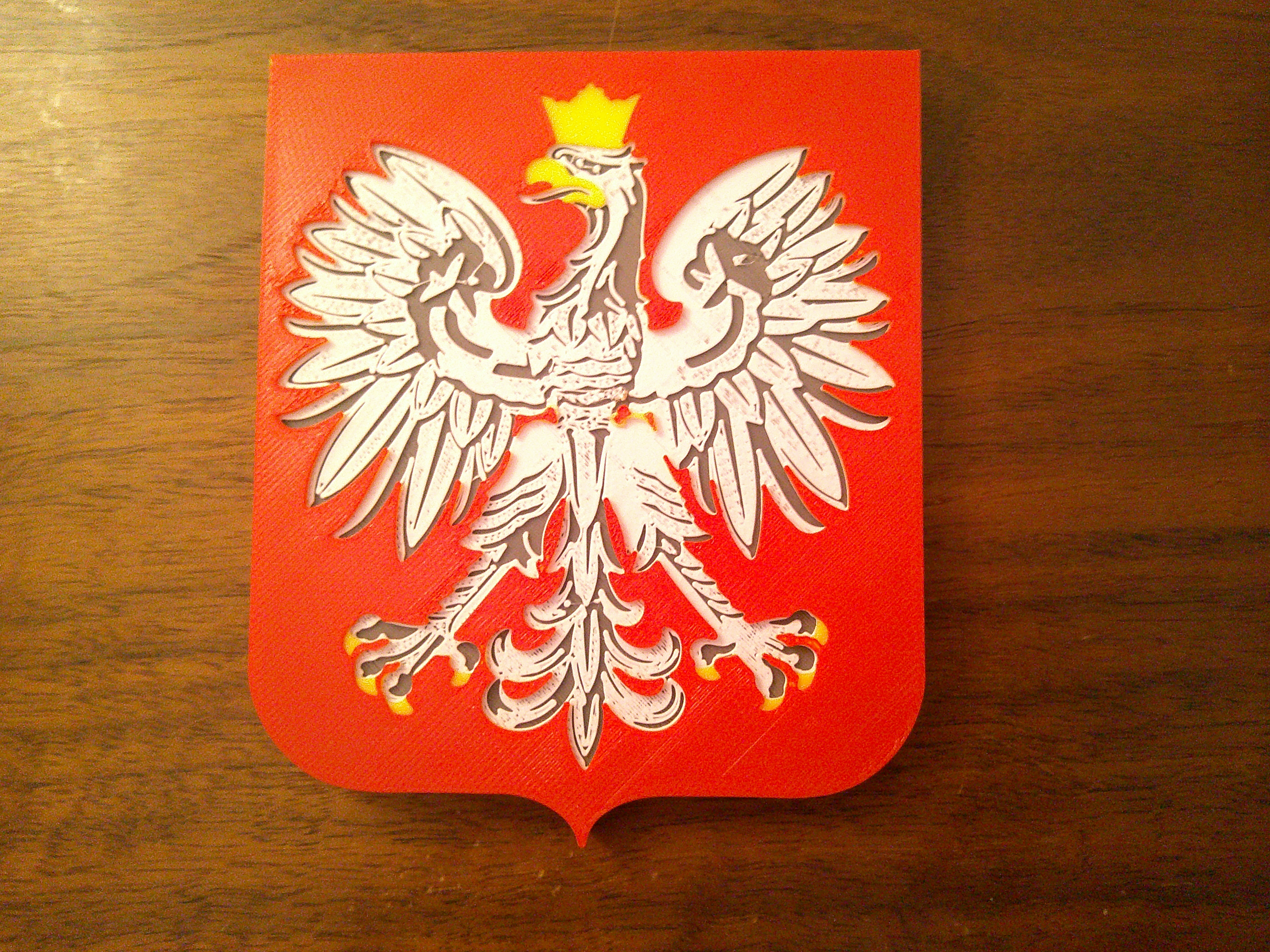 Poland National Football Team Logo Coaster or Plaque