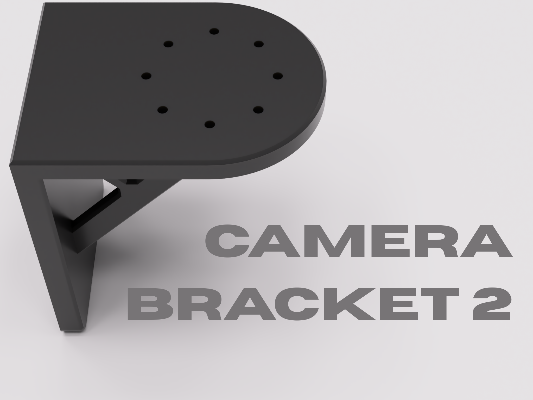 Tapo C220 Wall Mount Bracket — 8-Position Rotation, Cable Management
