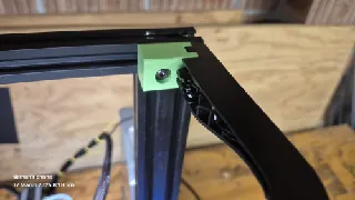 ENDER 3 PRO LIGHT BAR HOLDER