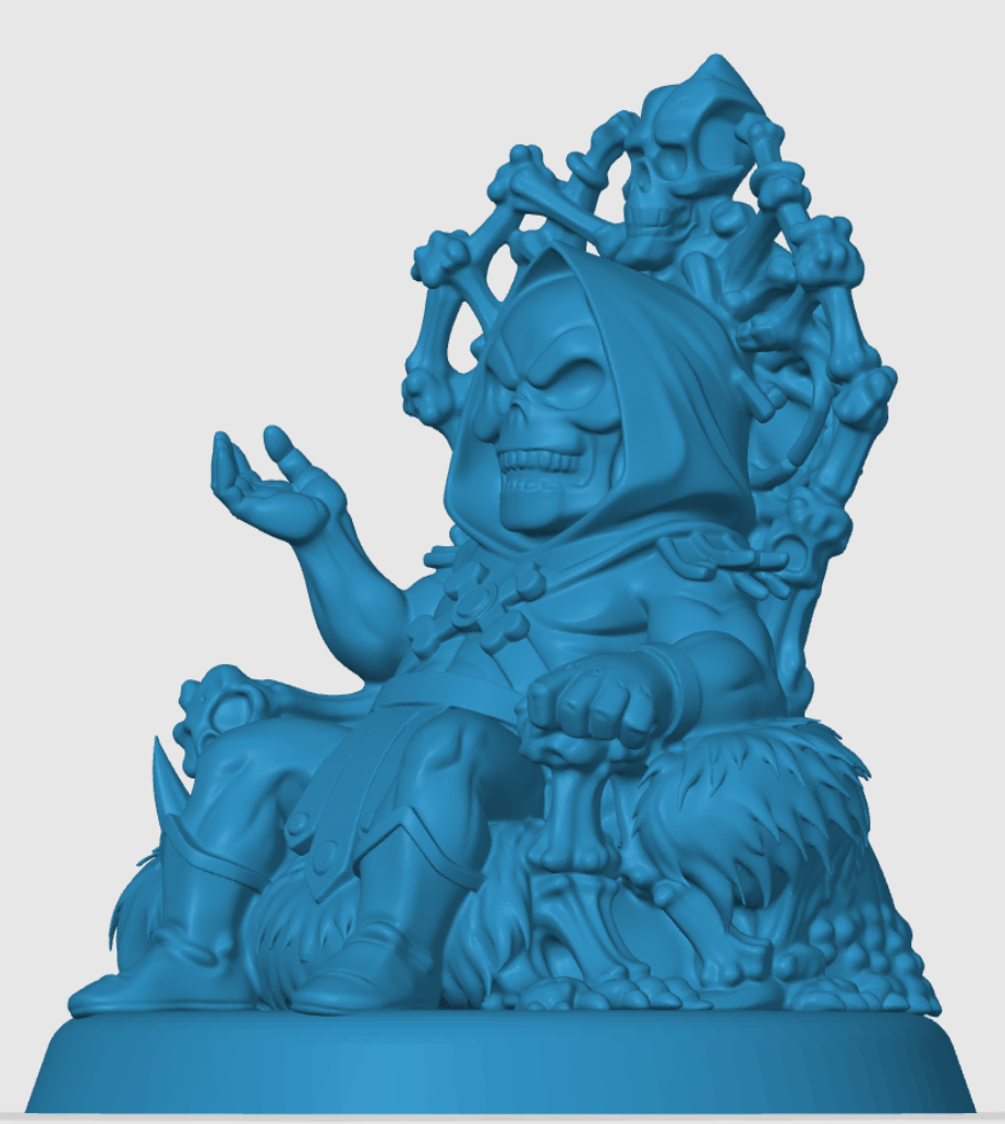 Miniatura 4 do modelo 3D Skeletor Inspired Chibi