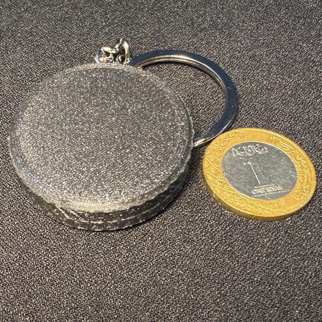 Quick-Open Pill Container Keychain