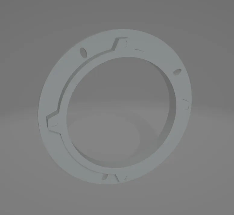 3rd gen ram rear door speaker adapter 5.25 by TheGuysWithCars