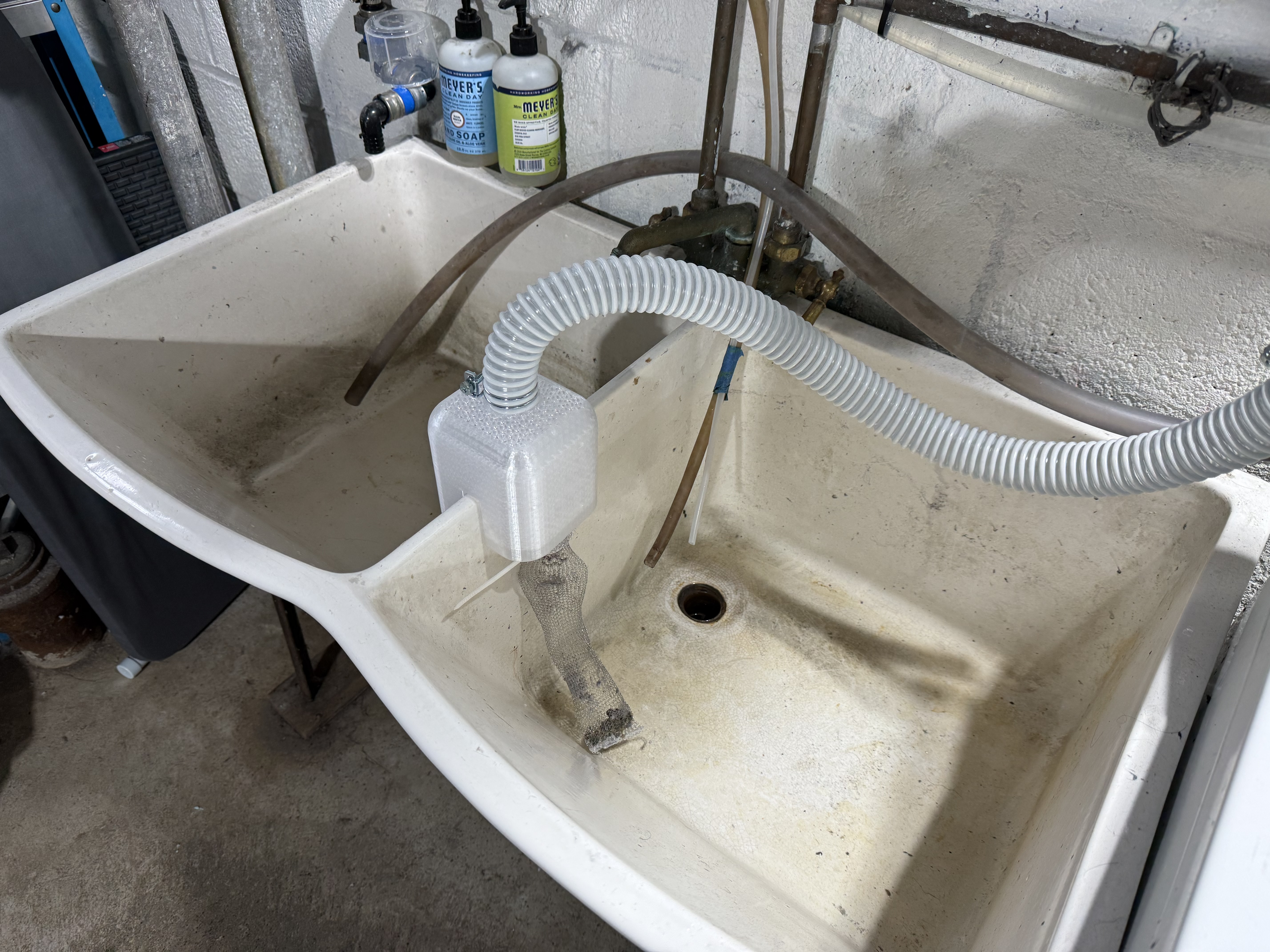 Slop Sink Washer Waste Water Diverter
