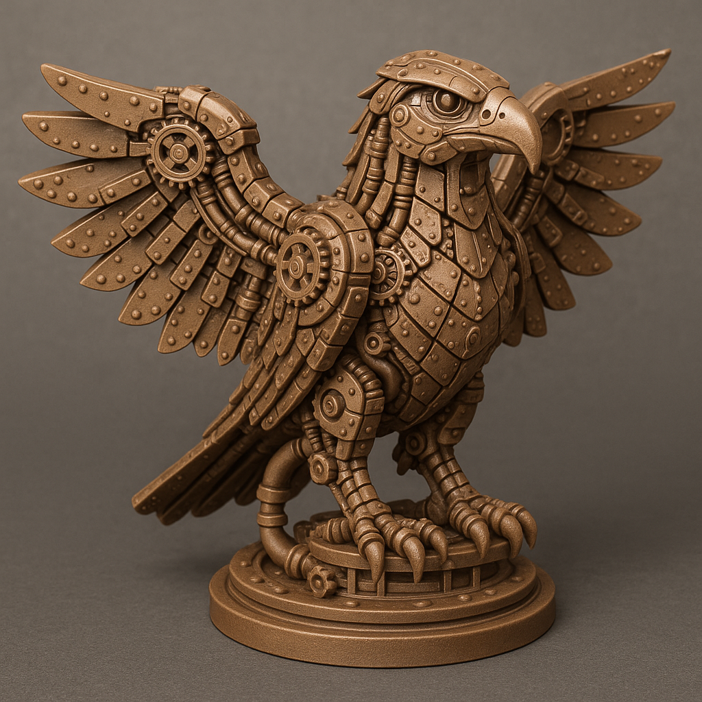 Steampunk Eagle Figurine