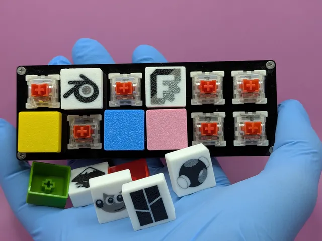 Keycaps with icons