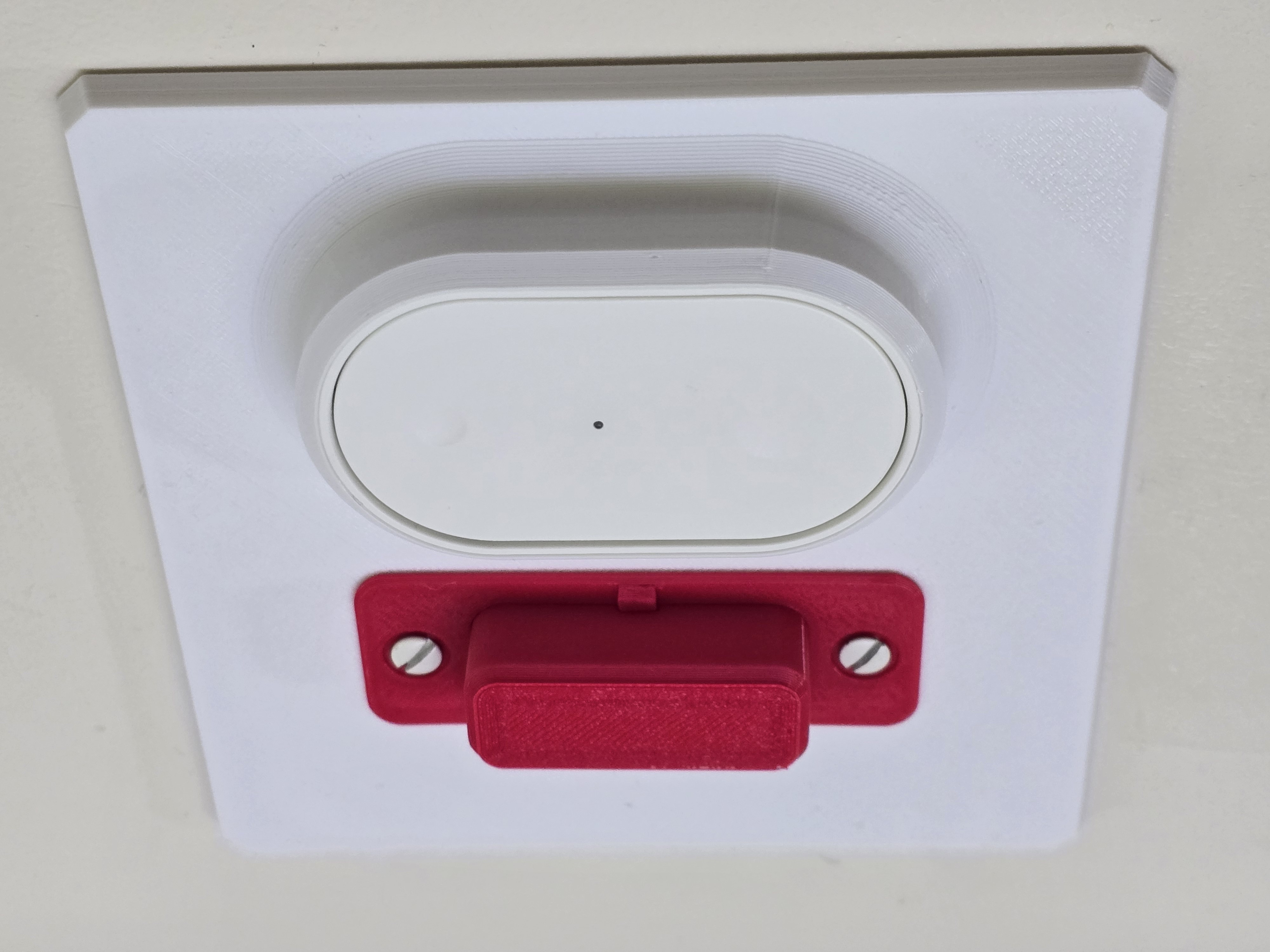 Bilresa 2 button with small light switch holder cover.