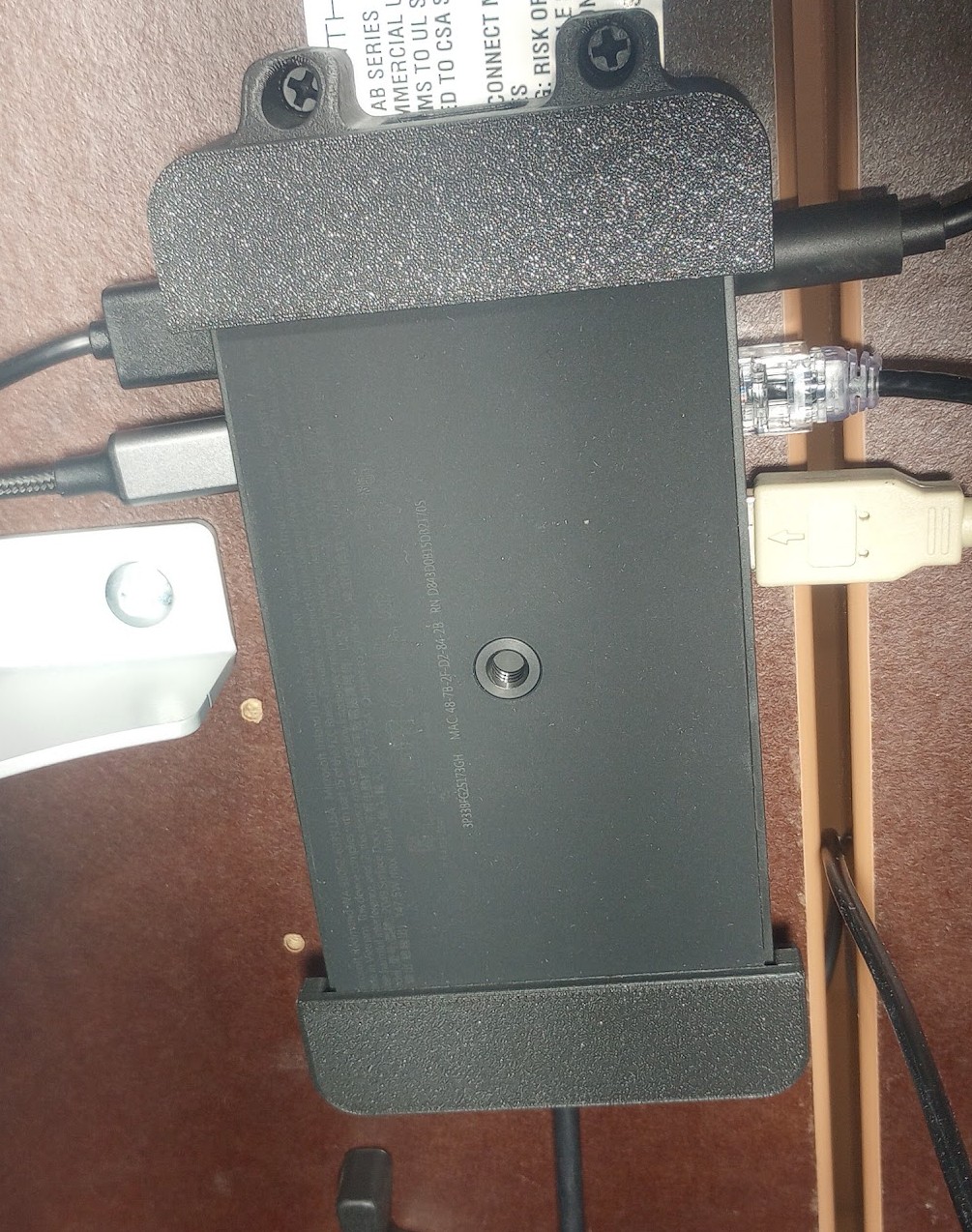 Microsoft Surface Dock Under Desk Mounting Bracket