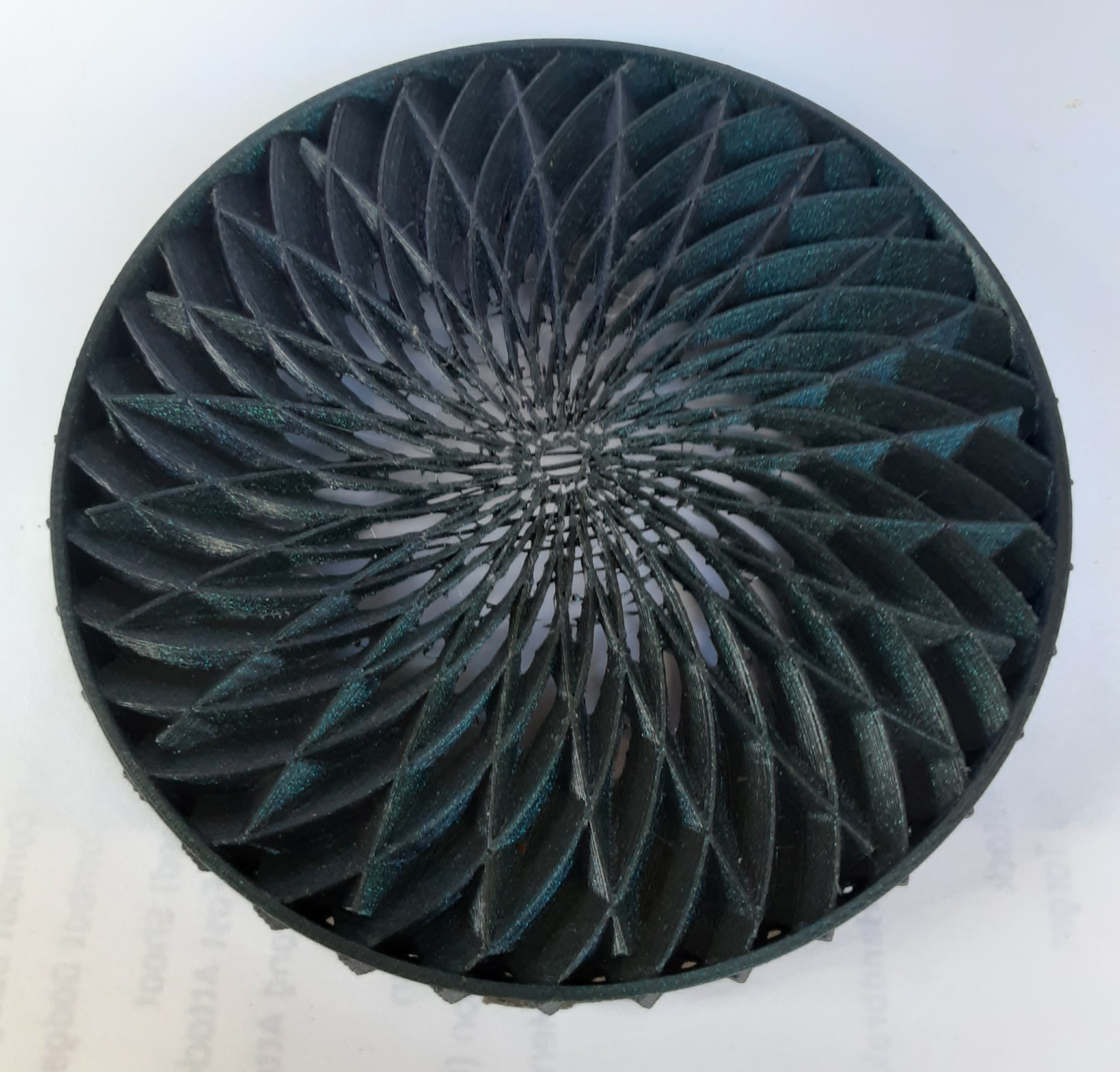 Miniatura 2 do modelo 3D Sunflower Coaster