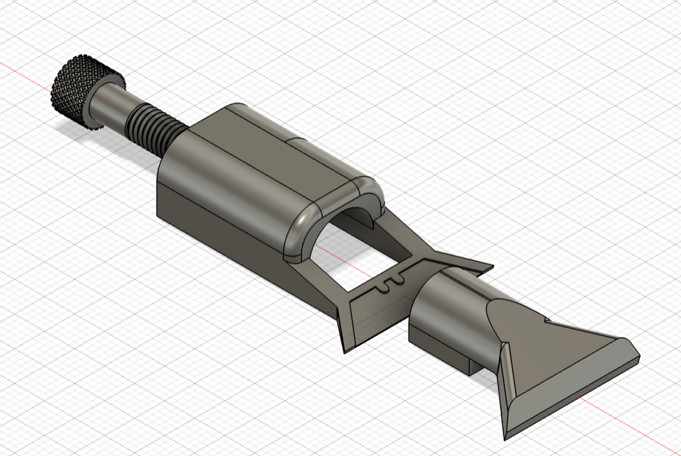 Utility Blade Scraper - No Fastners/No Supports