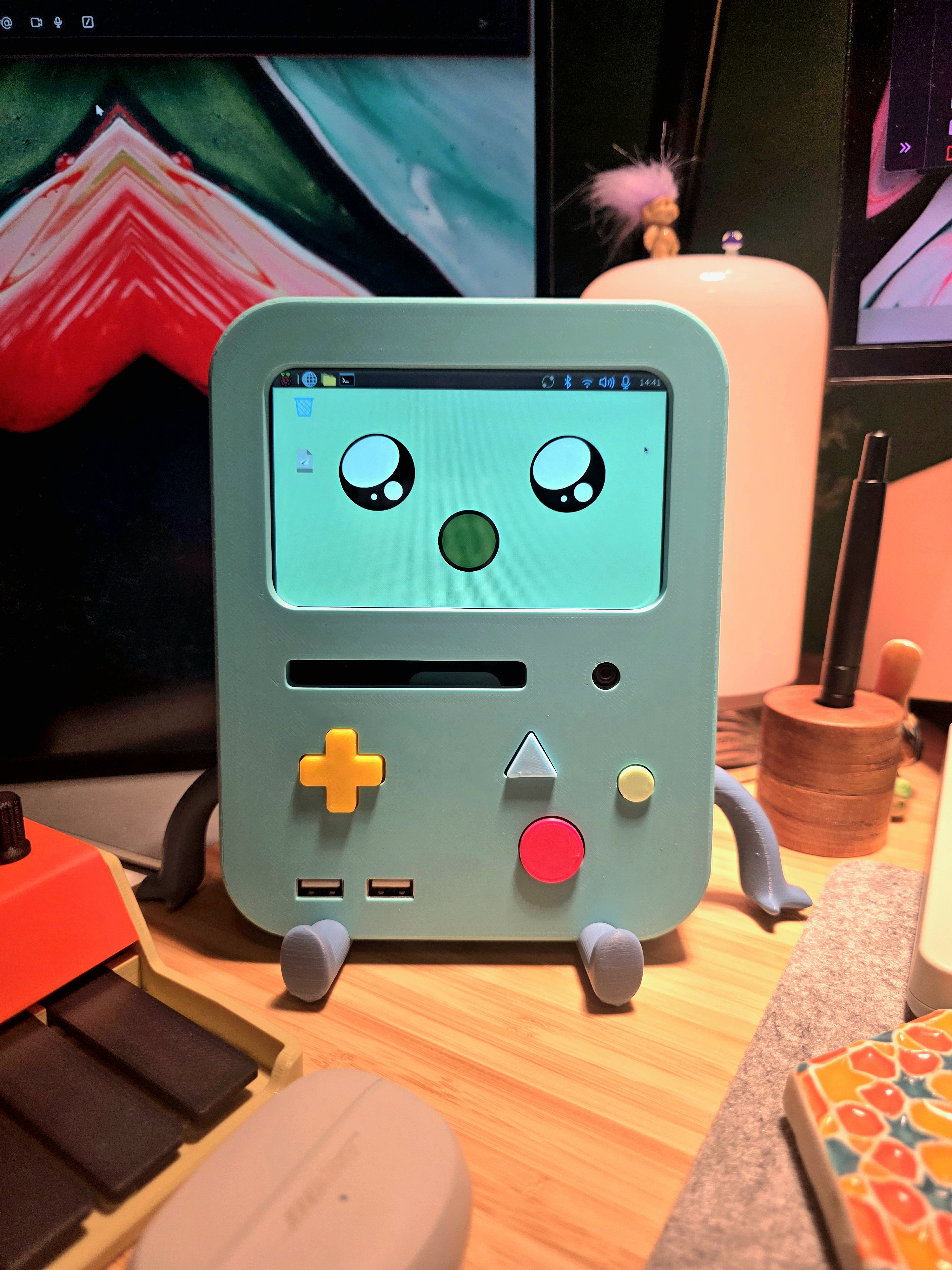 Adapted Faceplate for Arducam and USB 3D model