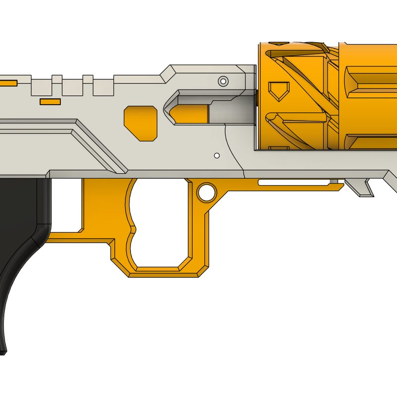 X-Shot Micro 2.0 Reshell 3 - Revolver Double Action v1.0 by