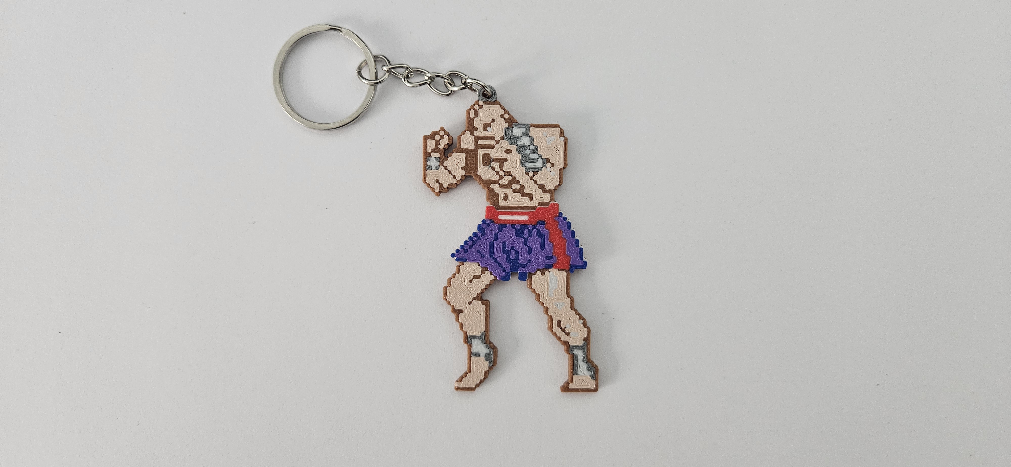 Sagat SF2- Classic Edition (Diorama & Keychain) — thumbnail 3