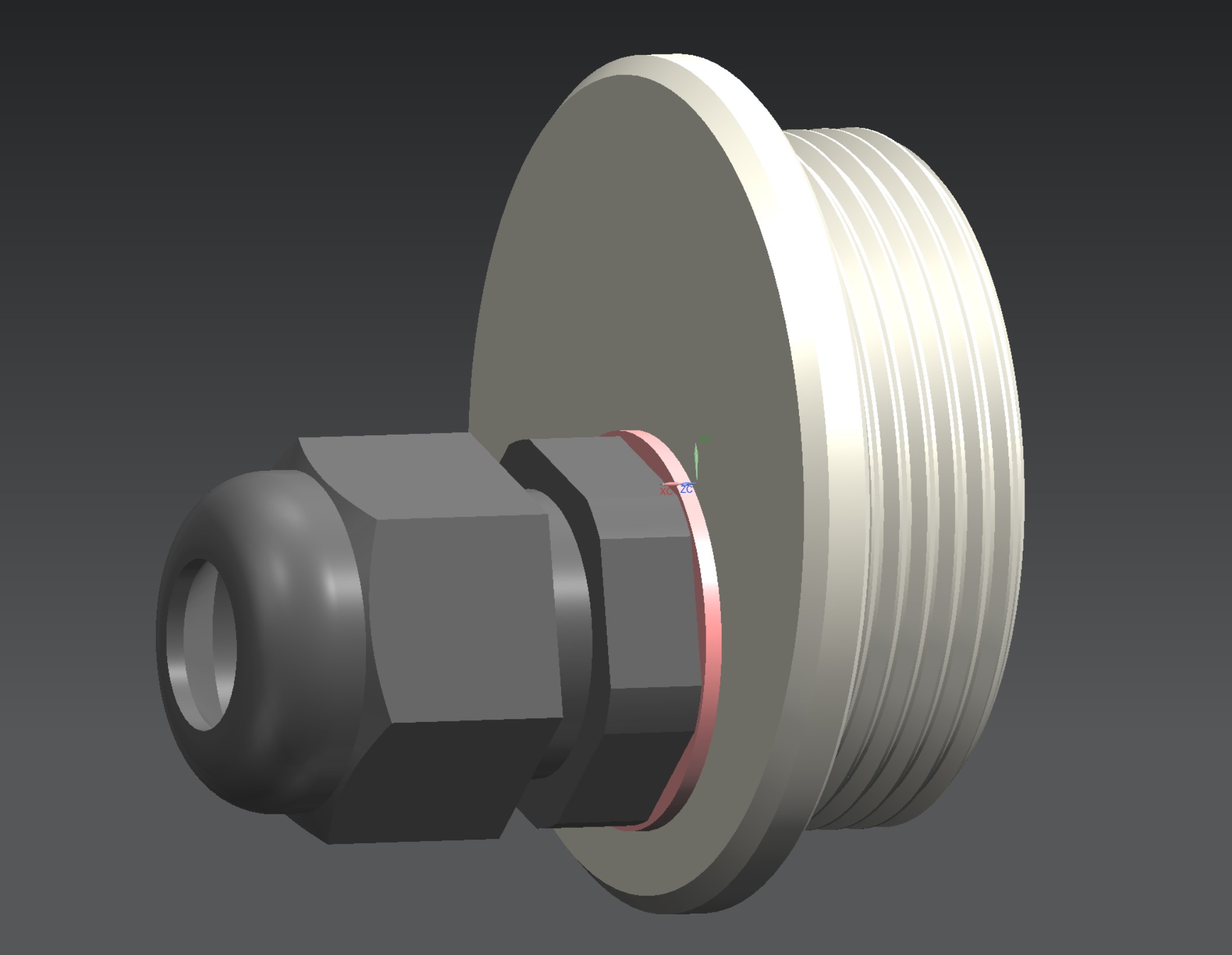 PG29 Blind Stuffing-Adapter to 1xPG9 Cable Gland/ PG29 Blindstopfen-Adapter auf 1xPG9-Kabelverschraubung