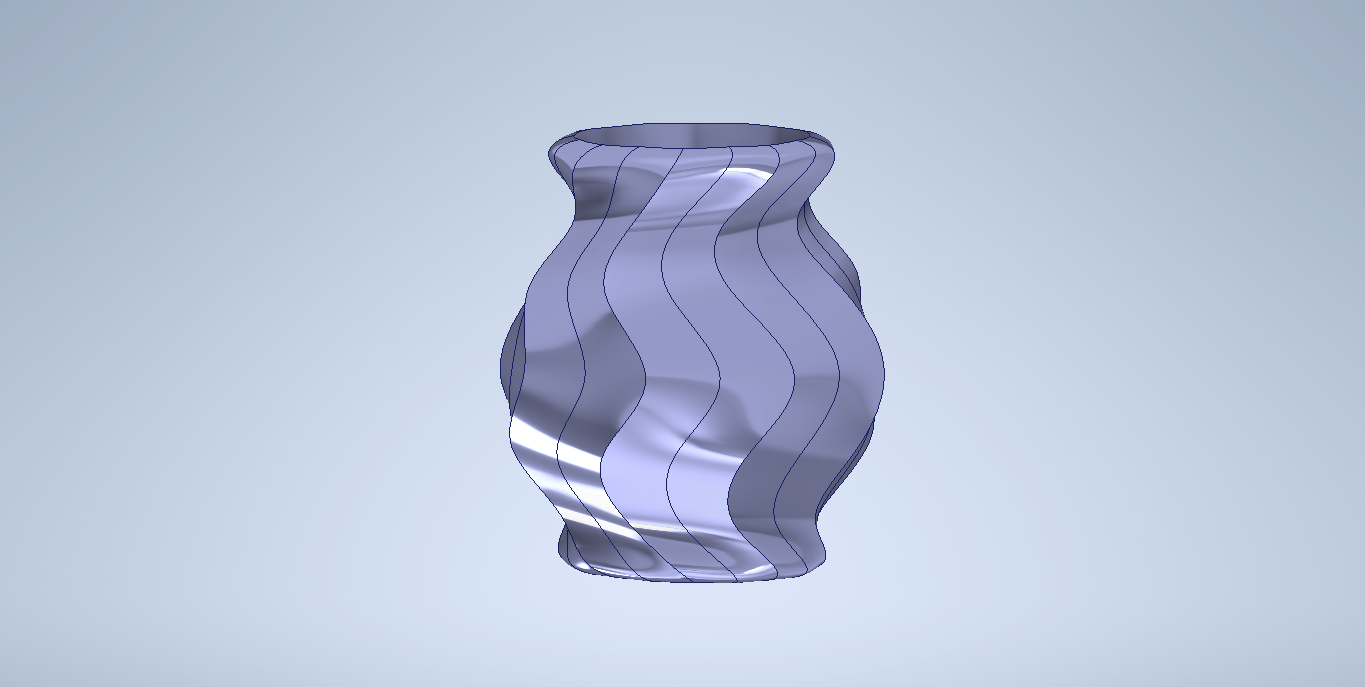 wave vase