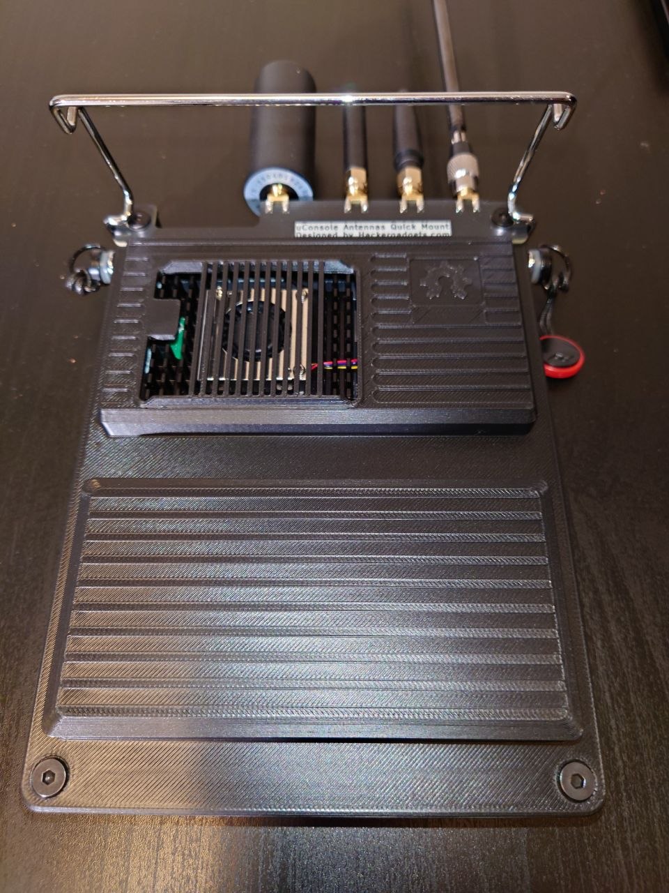 uConsole back cover for edatec CM5 active cooler (remix)