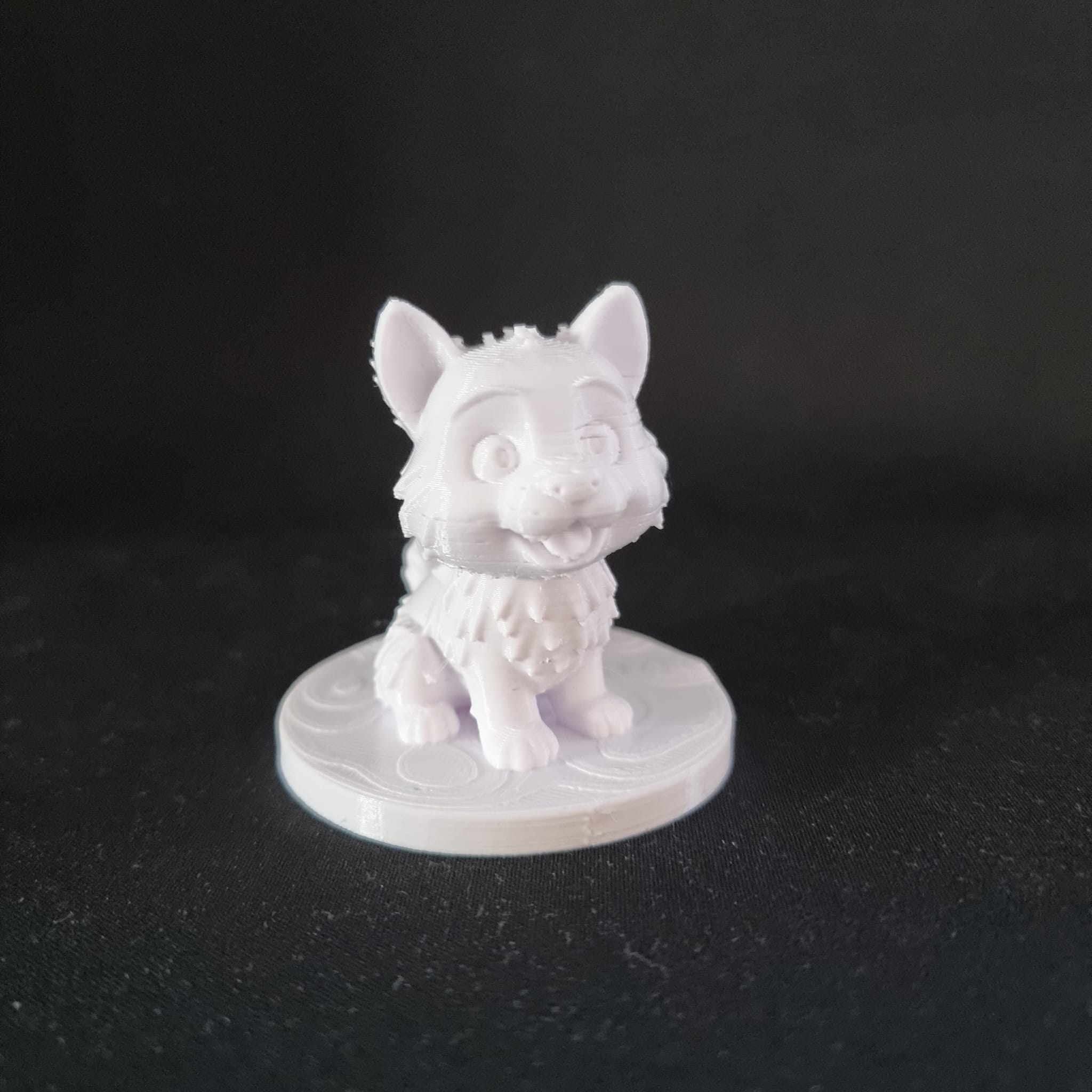stylized dog figurine