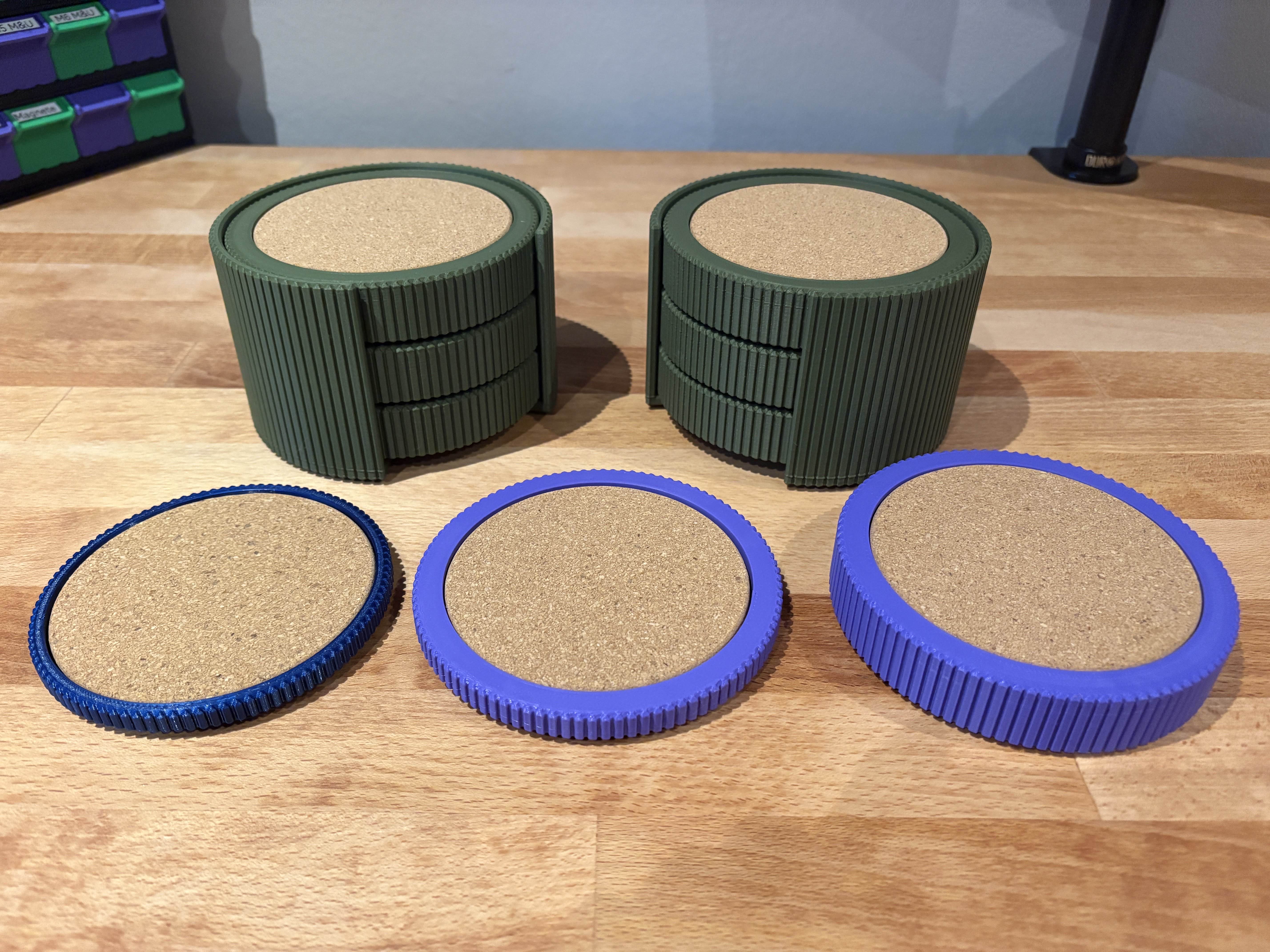 Coaster - with or without bottle cap lifter