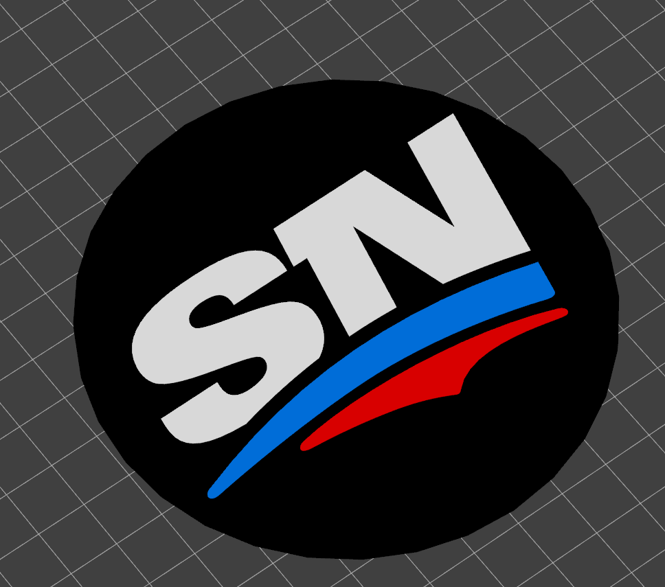 Sportsnet Logo Drink Coaster 3D model