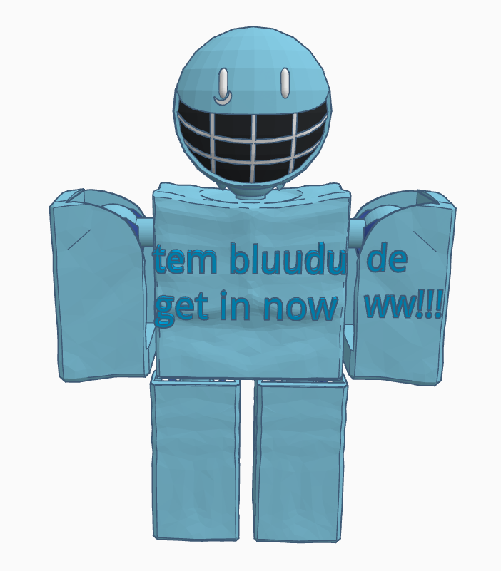 Articulated Bluudude from Forsaken (Roblox Figure)