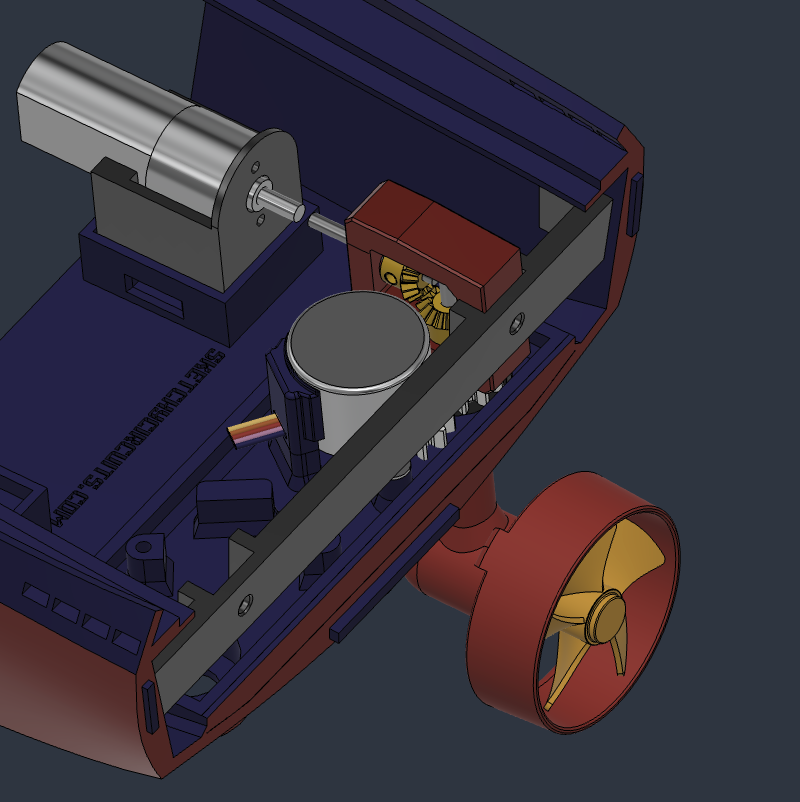 RC Tugboat with Functional Azimuth Thrusters — miniatura 17