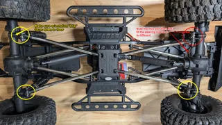 FTX Outback Fury (2.0) Link Suspension to Diff Mount