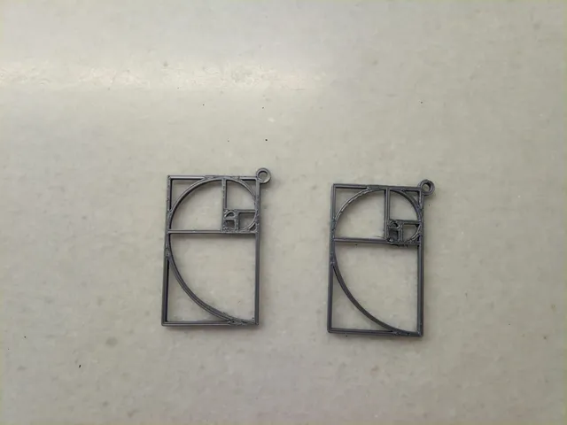 Golden ratio earings