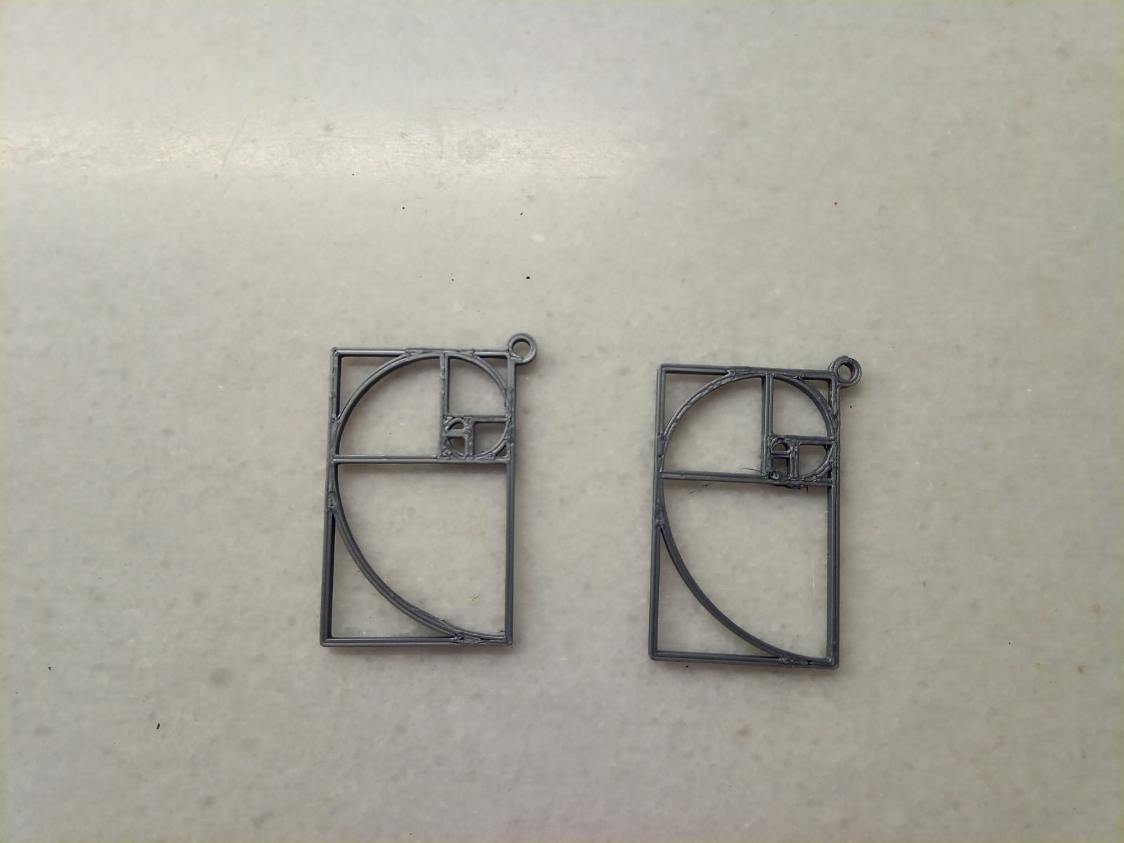 Golden ratio earings