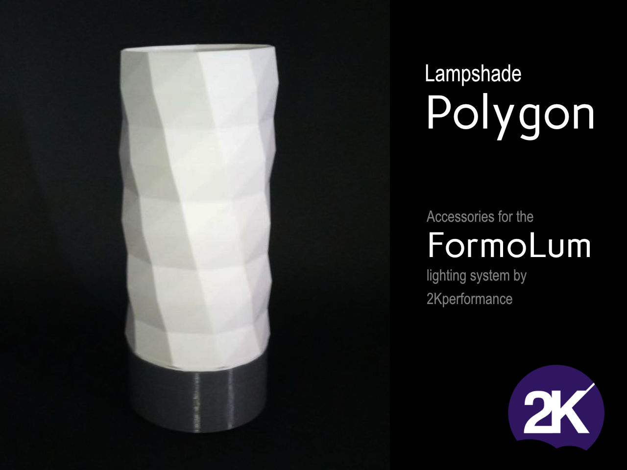 Lampshade POLYGON for the FormoLum system