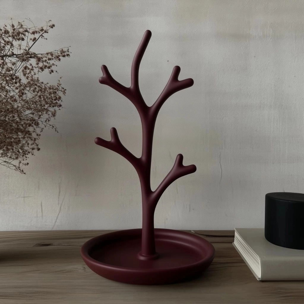 Terracotta Tree Jewelry Holder