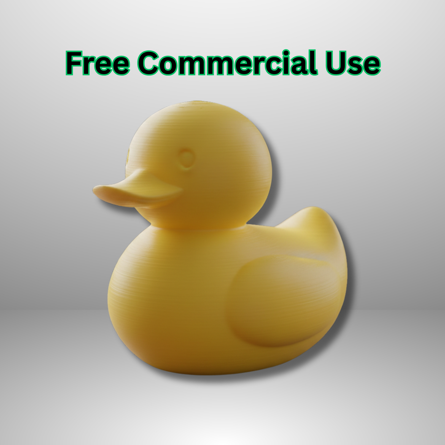 Cute Sitting Duck Figurine