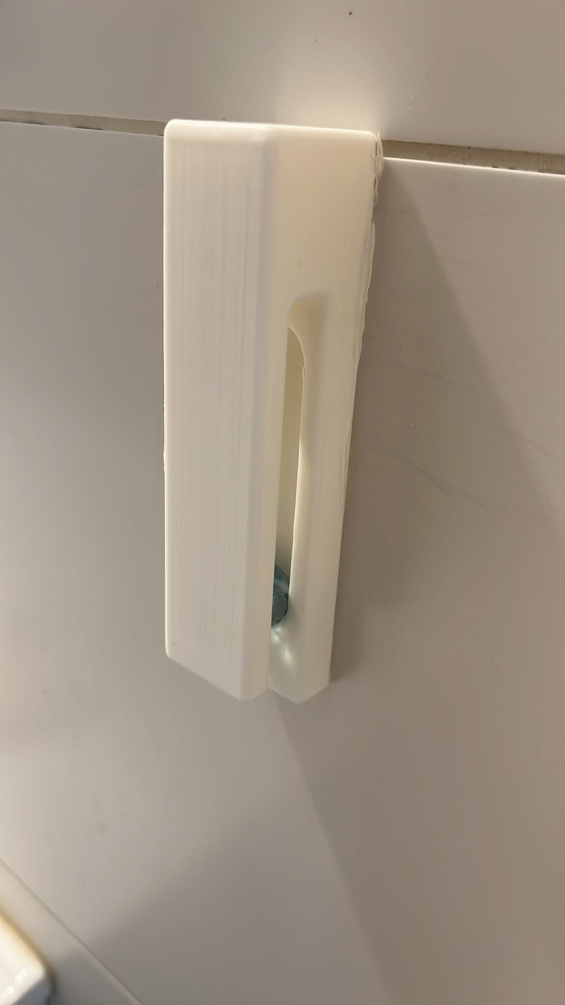 Channeled Marble Towel Hook V2