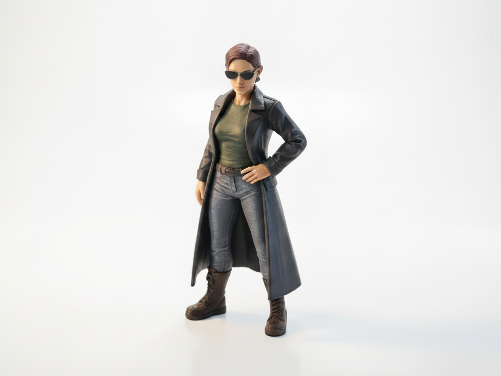 Trinity Matrix Character Figurine 3D Printable
