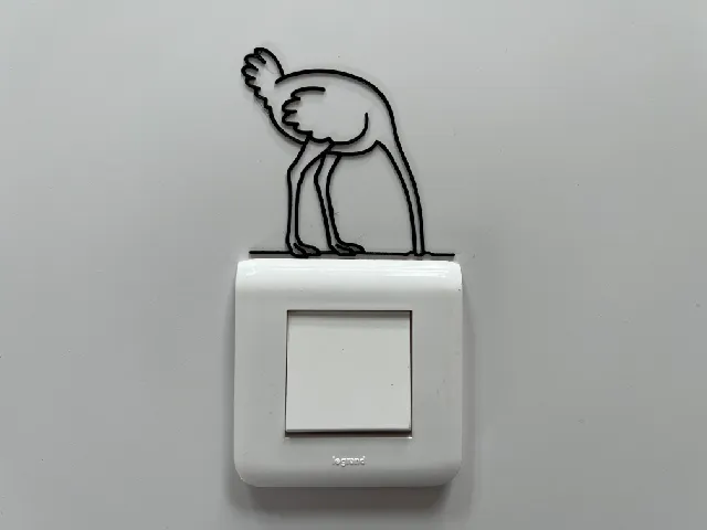 Wall Light Switch Decoration #14
