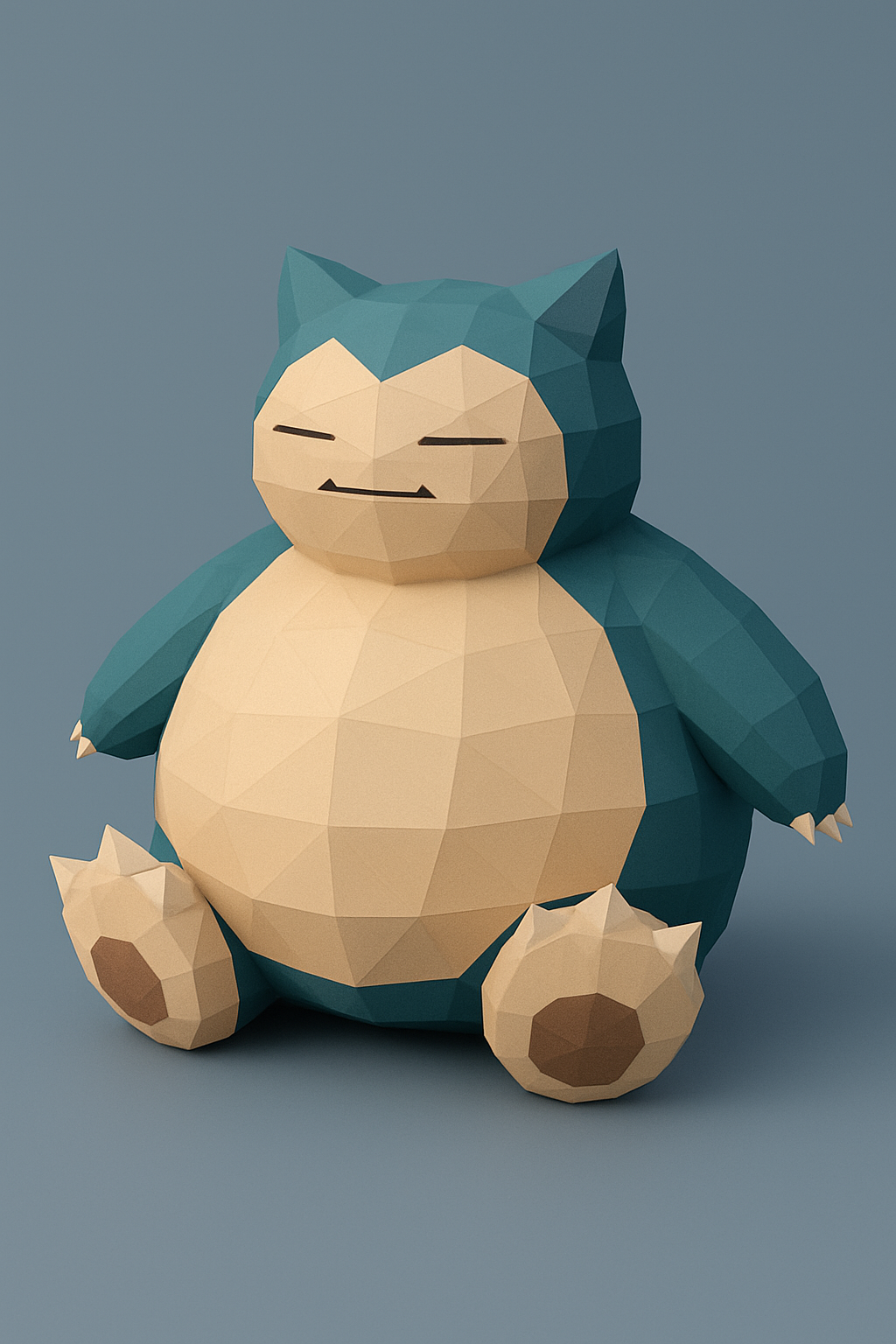 Snorlax – Low Poly 3D Model