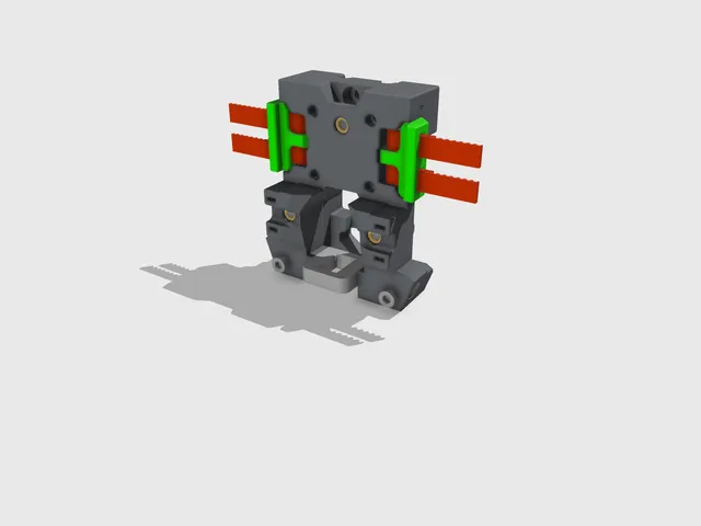 AntHead mount with cable holes and pcb klicky mount