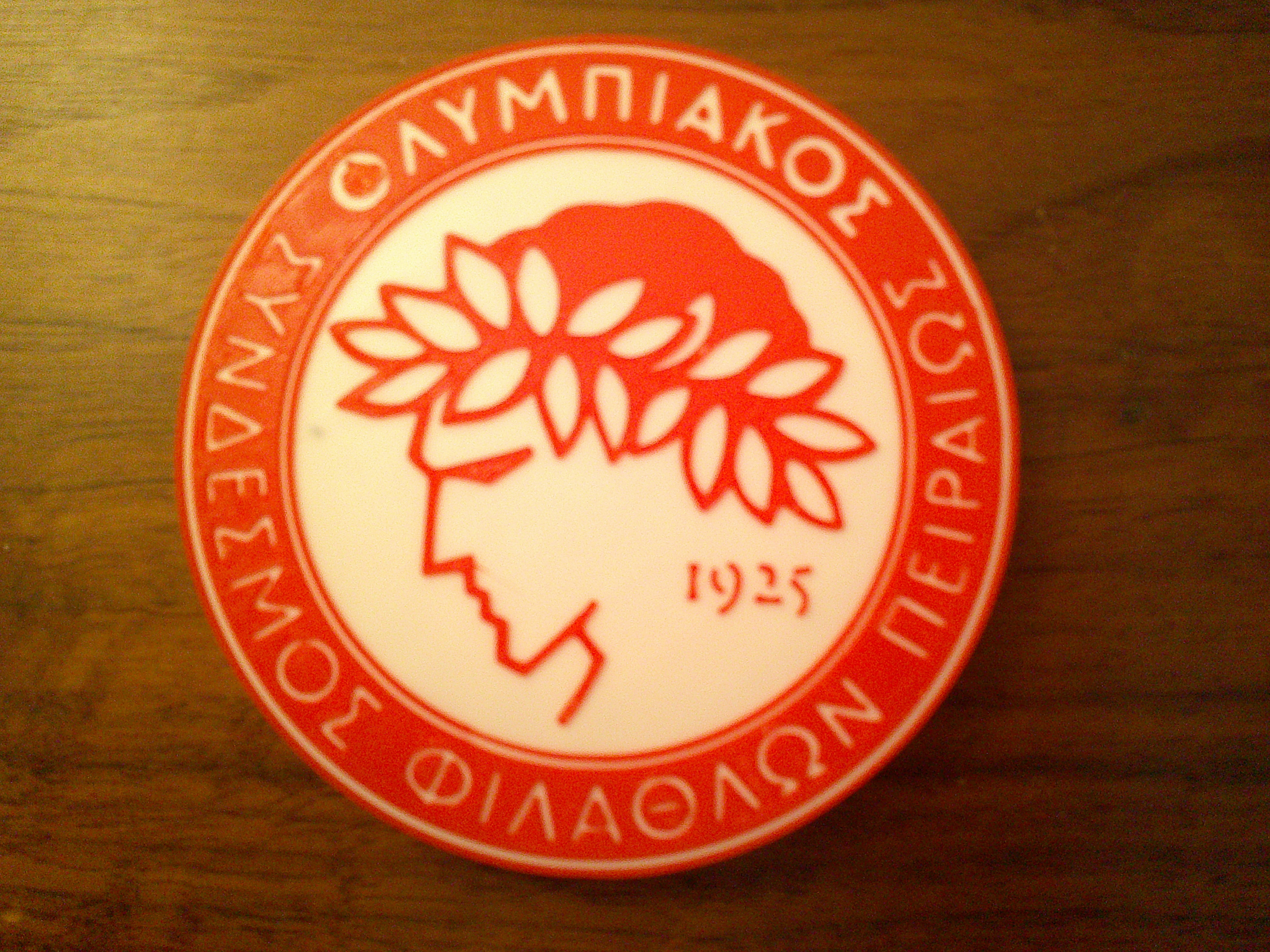 Olympiacos Logo Coaster or Plaque