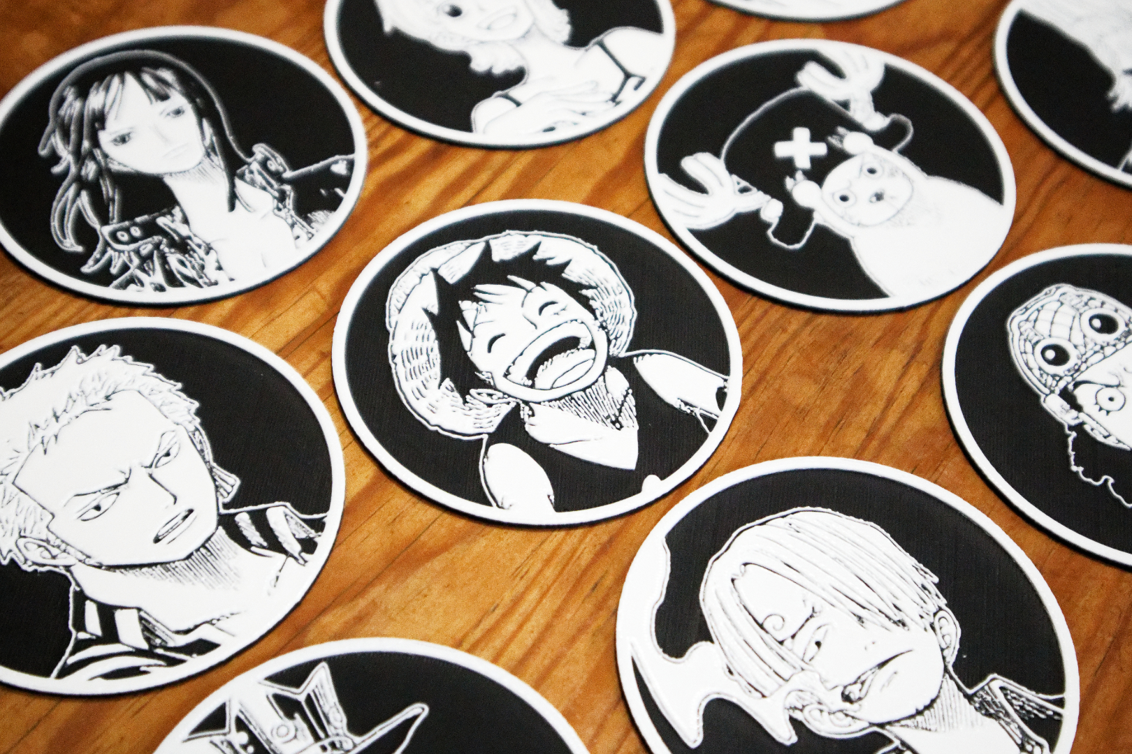 Posavasos de One Piece | 10 unidades
