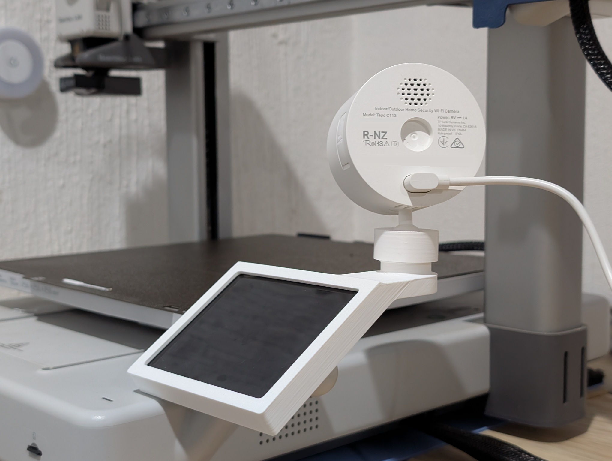 Tapo C113 and TCW61 camera mount for A1 3D model