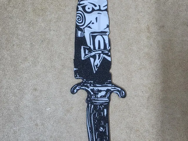 Billy the Puppet (Saw) Knife Graphic Wall Art