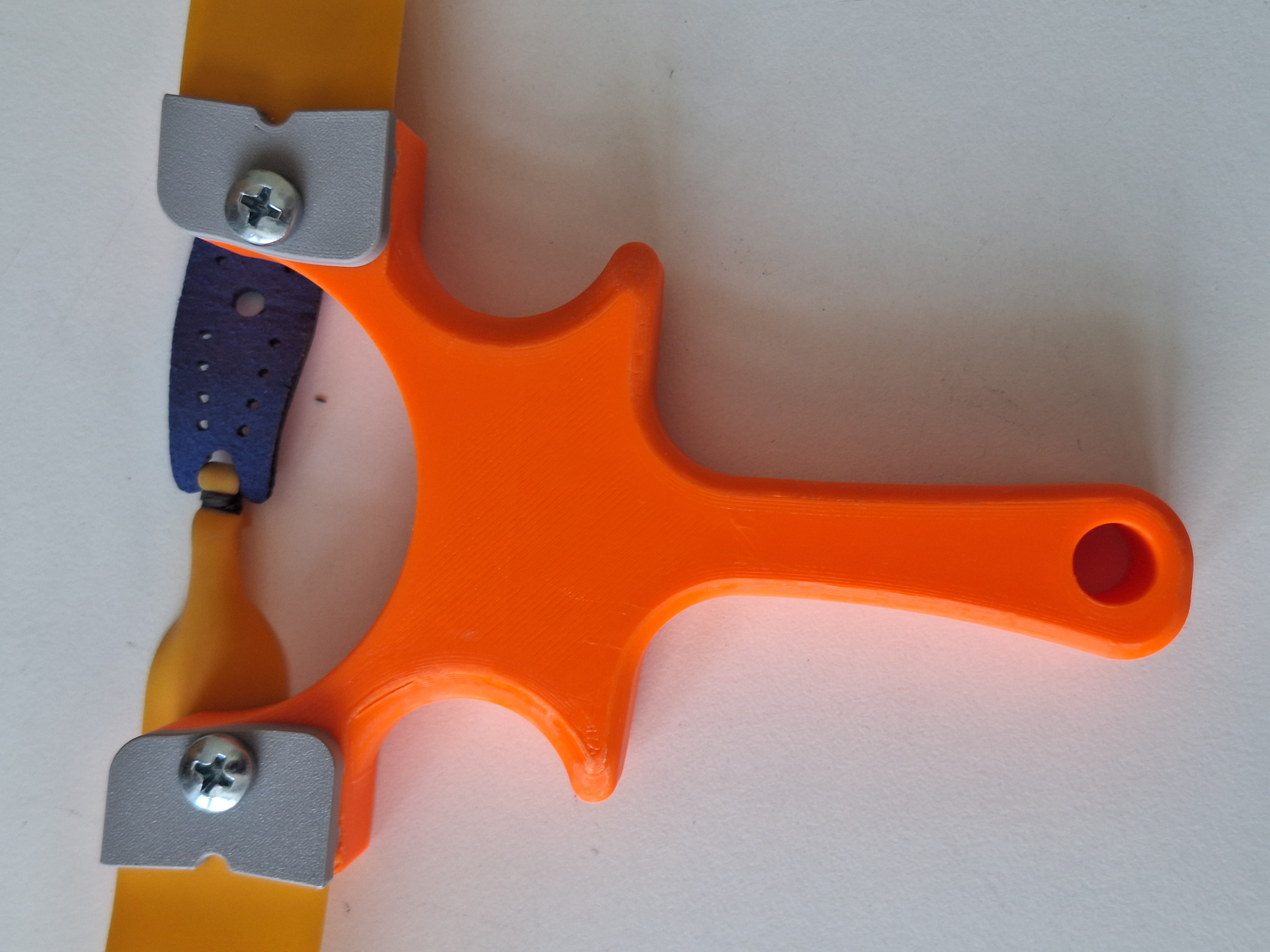 Precision Slingshot with Quick-Clamp Band System