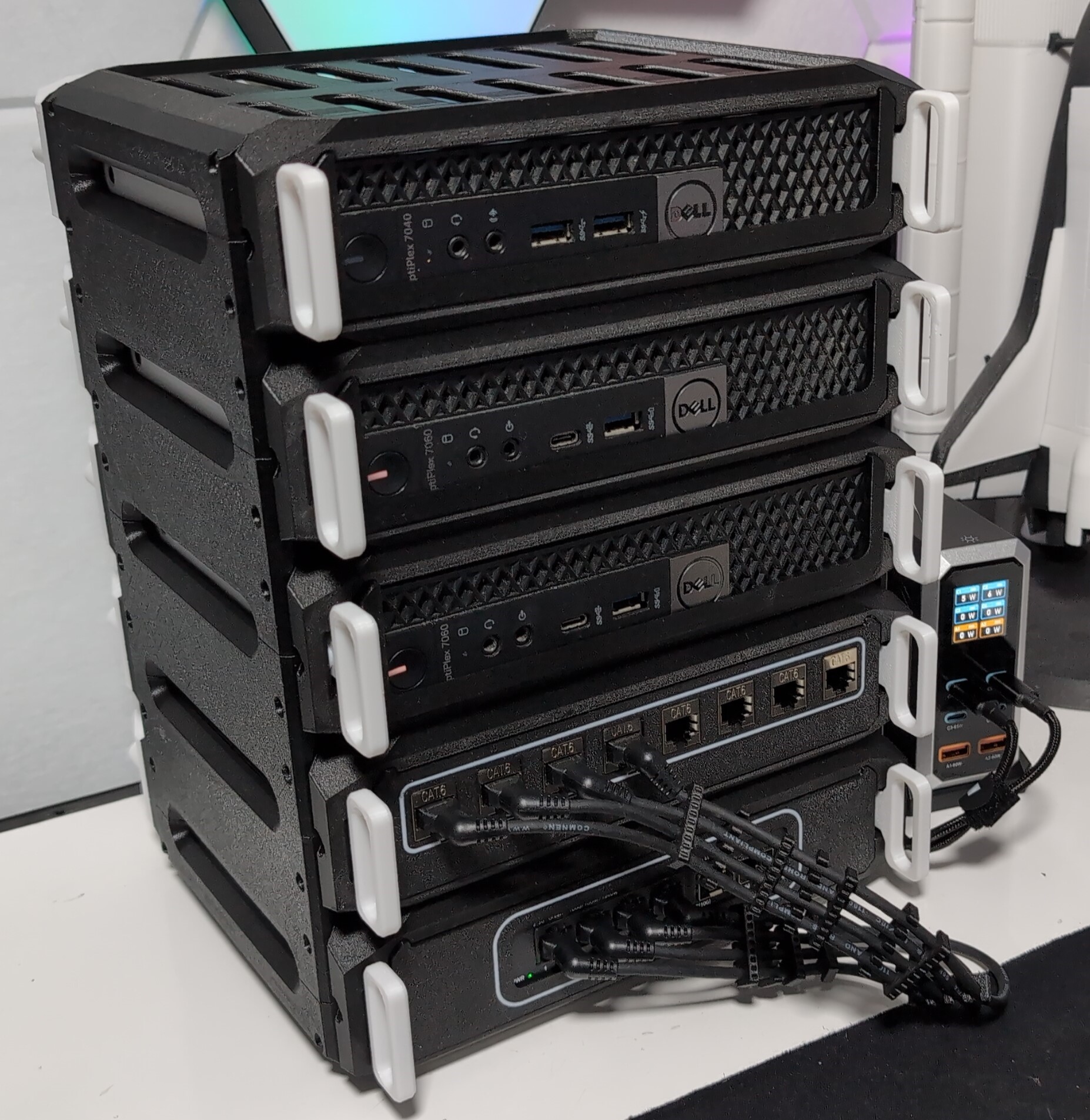 NexGen3D: Micro Rack System - Micro Home Lab