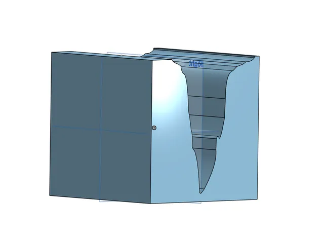Cross section of the Mariana trench