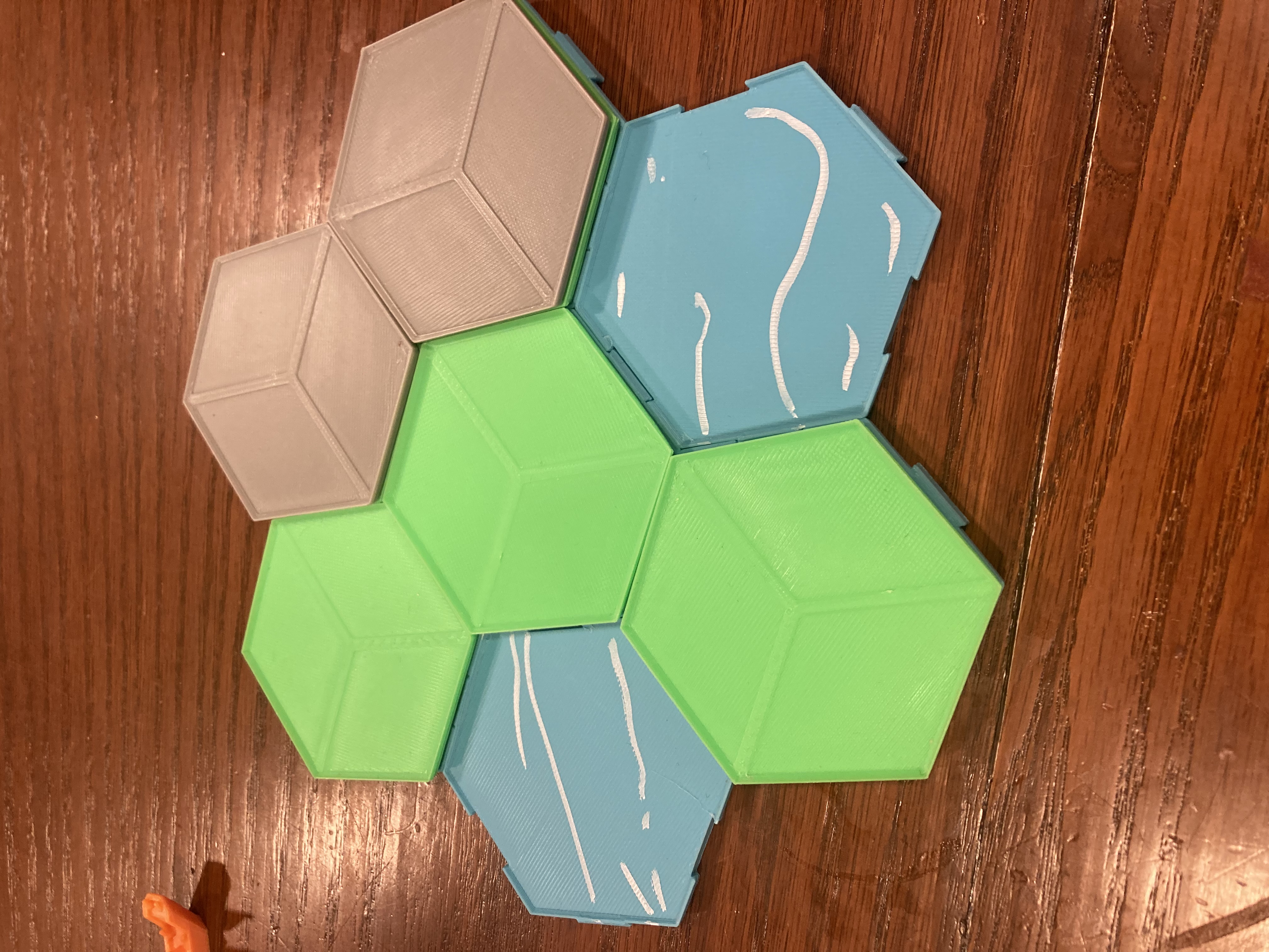 Modular game map peices
