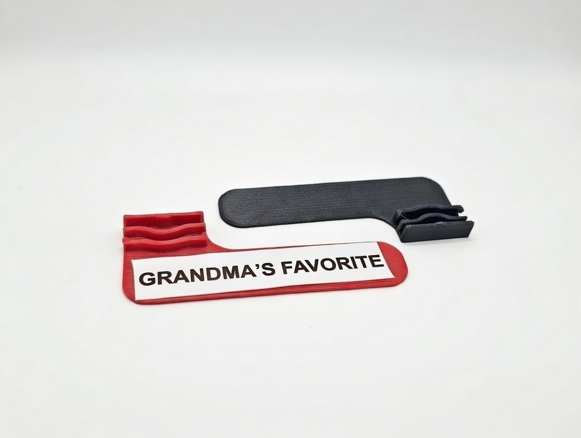 Grandma's Favorite Filament Clip: Label Edition