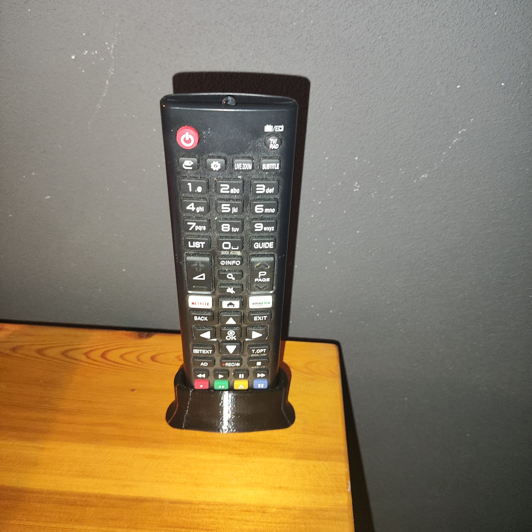 LG remote holder
