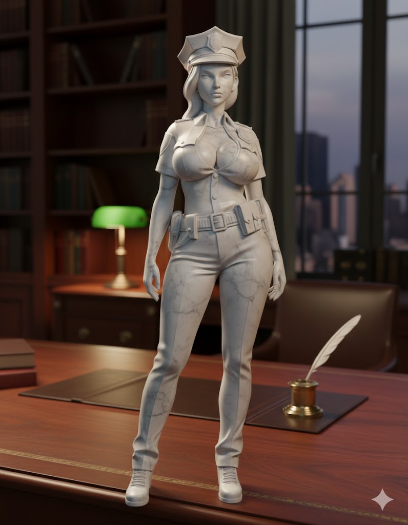 sexy woman in police uniform 4
